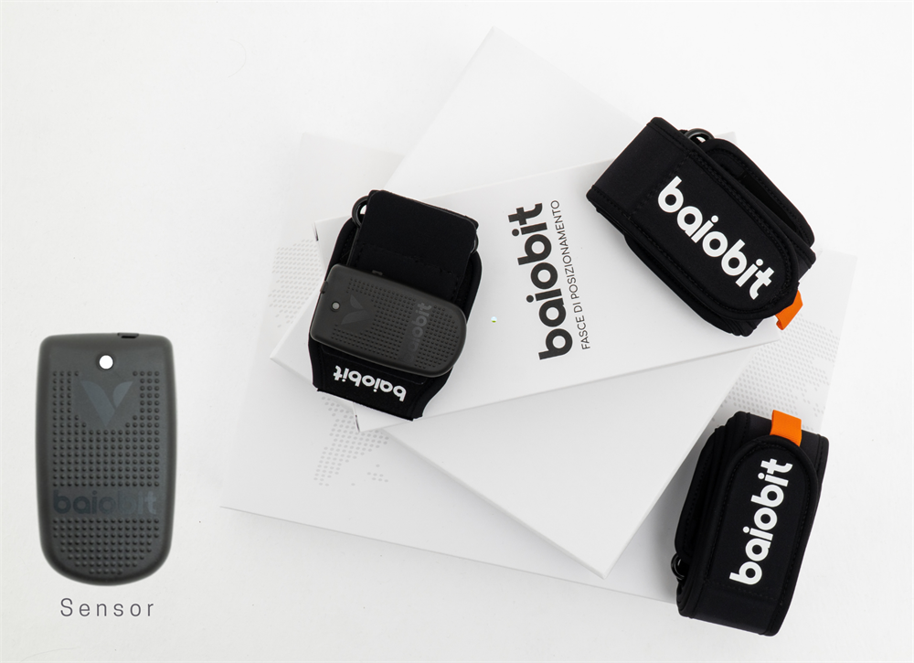 Kit Baiobit con sensore indossabile e accessori di fissaggio
